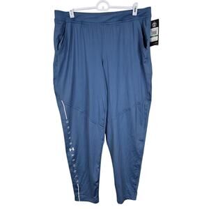 NEW NWT Women's Under Armour HeatGear Athletic Track Pants | Size Large